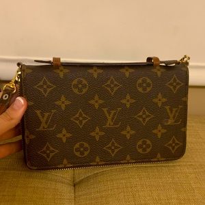 luxury double wallet purse!